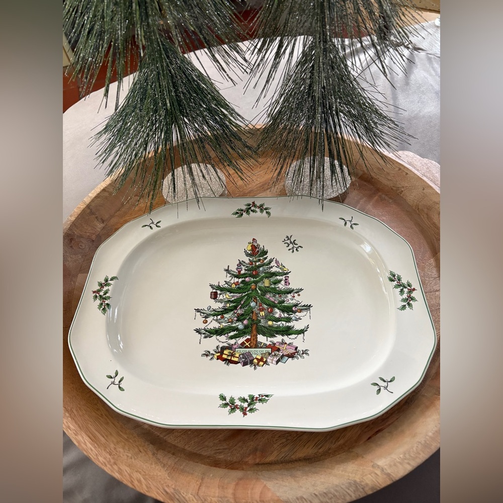 Spode Christmas Tree Serving Platter